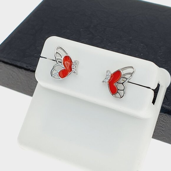 "925 sterling silver luxury CZ earrings for women/girls, Best forRJUS2222 - Picture 5 of 11